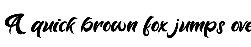 Preview of Lazy Monday Regular font