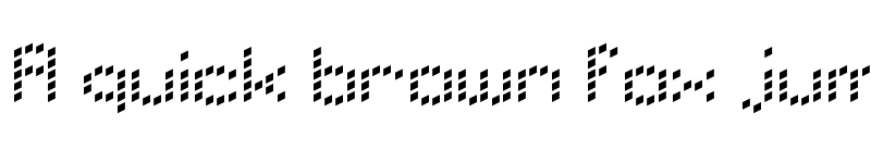 Preview of LBC Dots Regular font