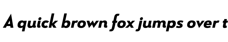 Preview of Le Havre Black Italic font