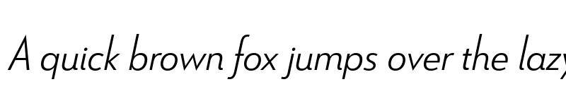 Preview of Le Havre Light Italic font