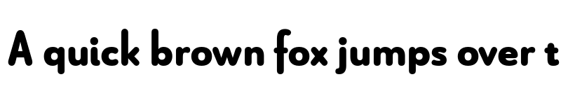 Preview of Le Havre Rounded Black font