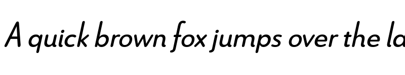 Preview of Le Havre Rounded Regular Italic font