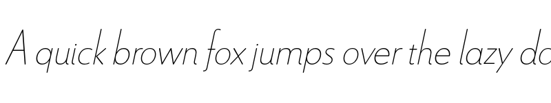 Preview of Le Havre Rounded Thin Italic font