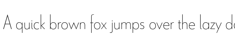 Preview of Le Havre Thin font