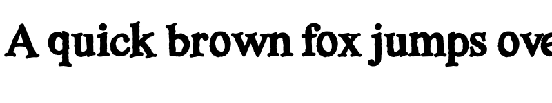 Preview of Le Mano Bold font