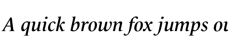 Preview of Le Monde Livre Std Demi Italic font