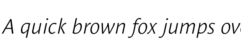 Preview of Le Monde Sans Std Light Italic font