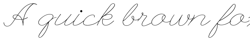 Preview of League Script Thin League Script font