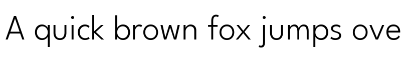 Preview of League Spartan Light font