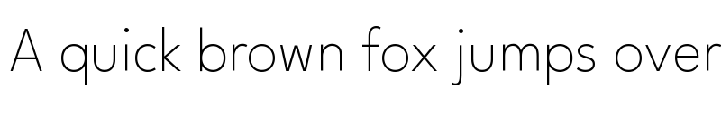 Preview of League Spartan Thin font