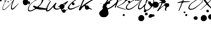 Preview of Leakage Regular font