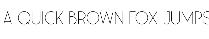 Preview of Leaner Thin font