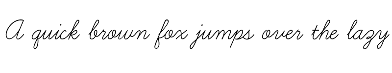 Preview of Learning Curve Regular font