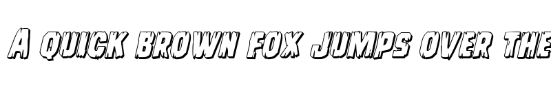 Preview of Leatherface 3D Italic Italic font