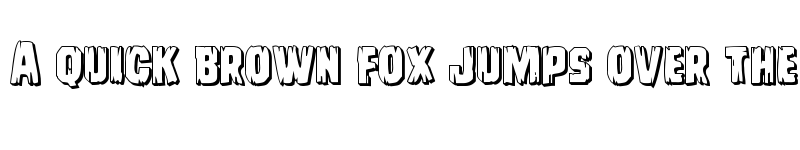 Preview of Leatherface 3D Regular font