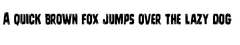 Preview of Leatherface Condensed Condensed font