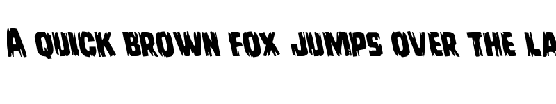 Preview of Leatherface Leftalic Italic font