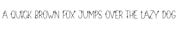 Preview of Leaves Flower Regular font