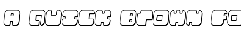 Preview of Leben Shadow Italic font