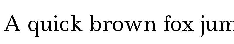 Preview of Ledger Regular font