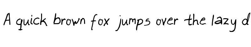 Preview of Lefty Dave Medium font