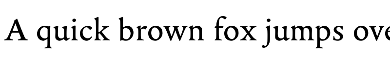 Preview of Legitima Regular font