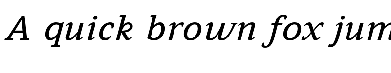 Preview of Leida Regular Italic font