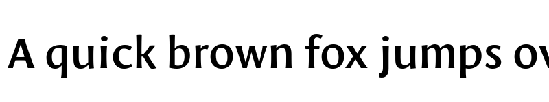 Preview of Leksa Sans Demi Bold font