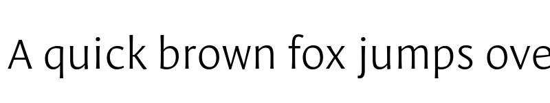 Preview of Leksa Sans Light font