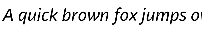 Preview of Lemance Italic font