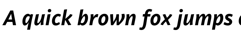 Preview of Lemance Trial Bold Italic font