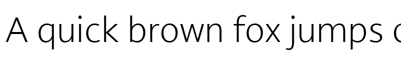 Preview of Lemance Trial Light font