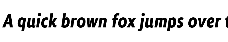 Preview of Lemon Sans Next Cond Bold Italic font