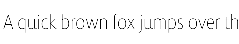 Preview of Lemon Sans Next Cond Thin font
