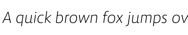 Preview of Lemon Sans Next Light Italic font