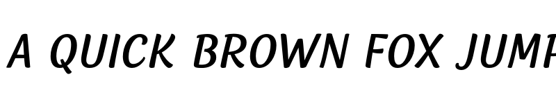 Preview of Lemongrass Caps Regular Italic font