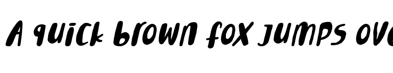 Preview of Lemontea Squash Italic font