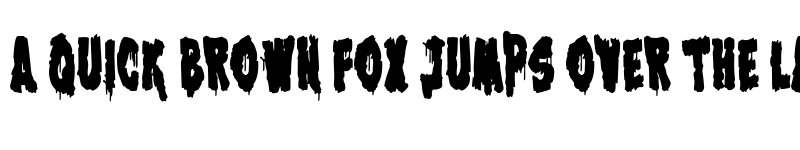 Preview of Lenin is a Zombie Regular font