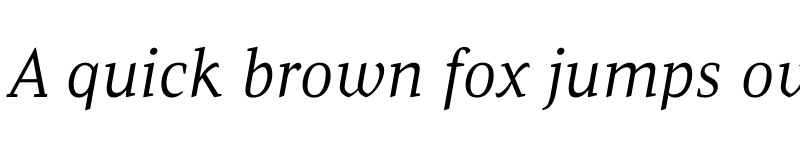 Preview of Leo Light Italic font