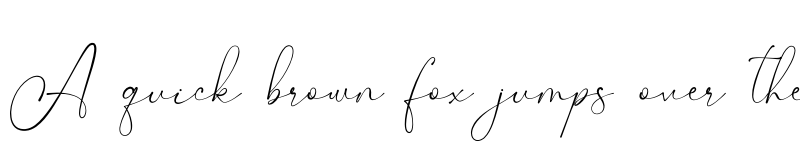 Preview of Leontyne Signature Regular font