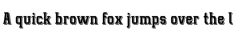 Preview of Leophard Shadow font