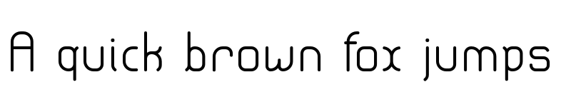 Preview of lerotica-semilight Regular font