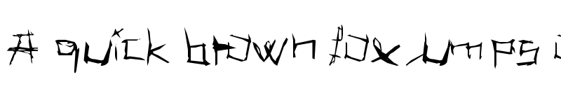 Preview of Les Suppos by ChazyChaz Regular font