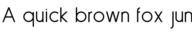 Preview of Less Regular font