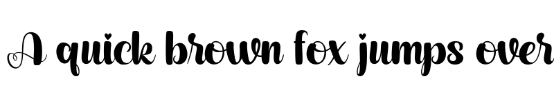 Preview of Letticia Regular font