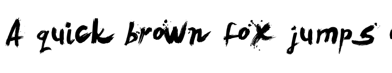 Preview of LeviBrush Regular font