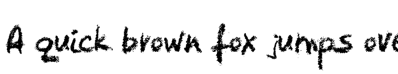Preview of LeviCrayola Regular font