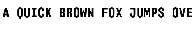 Preview of Levit_Blended Bold Mono font