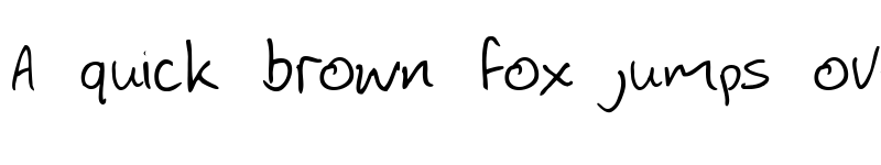 Preview of Lewis hand SemiBold font