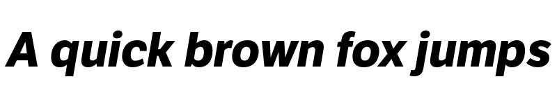 Preview of LFT Etica Bold Italic font